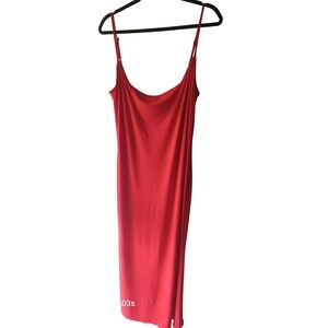 Wild Fable Size XL Ribbed Midi Slip Dress Sleeveless Bodycon Casual Party Club